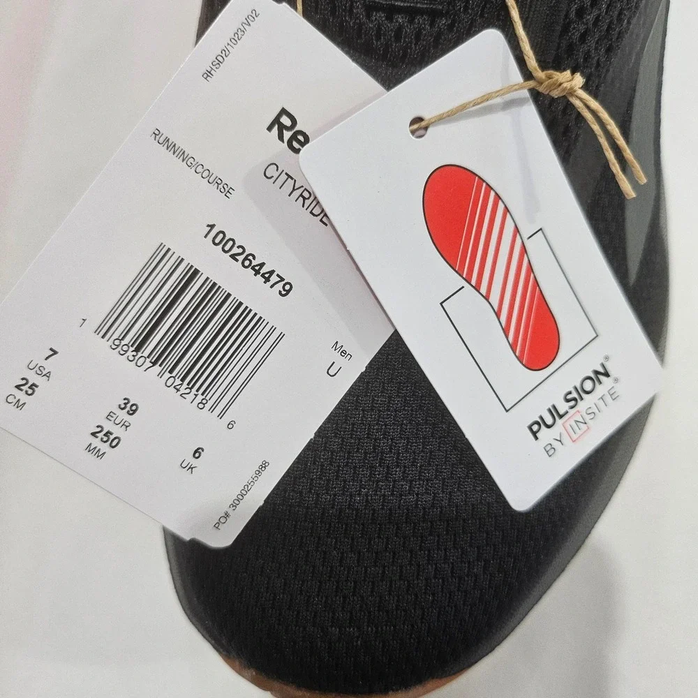 Reebok Fluxlite Mens Training Shoes Black Gum 100020037 Sneakers Size 7